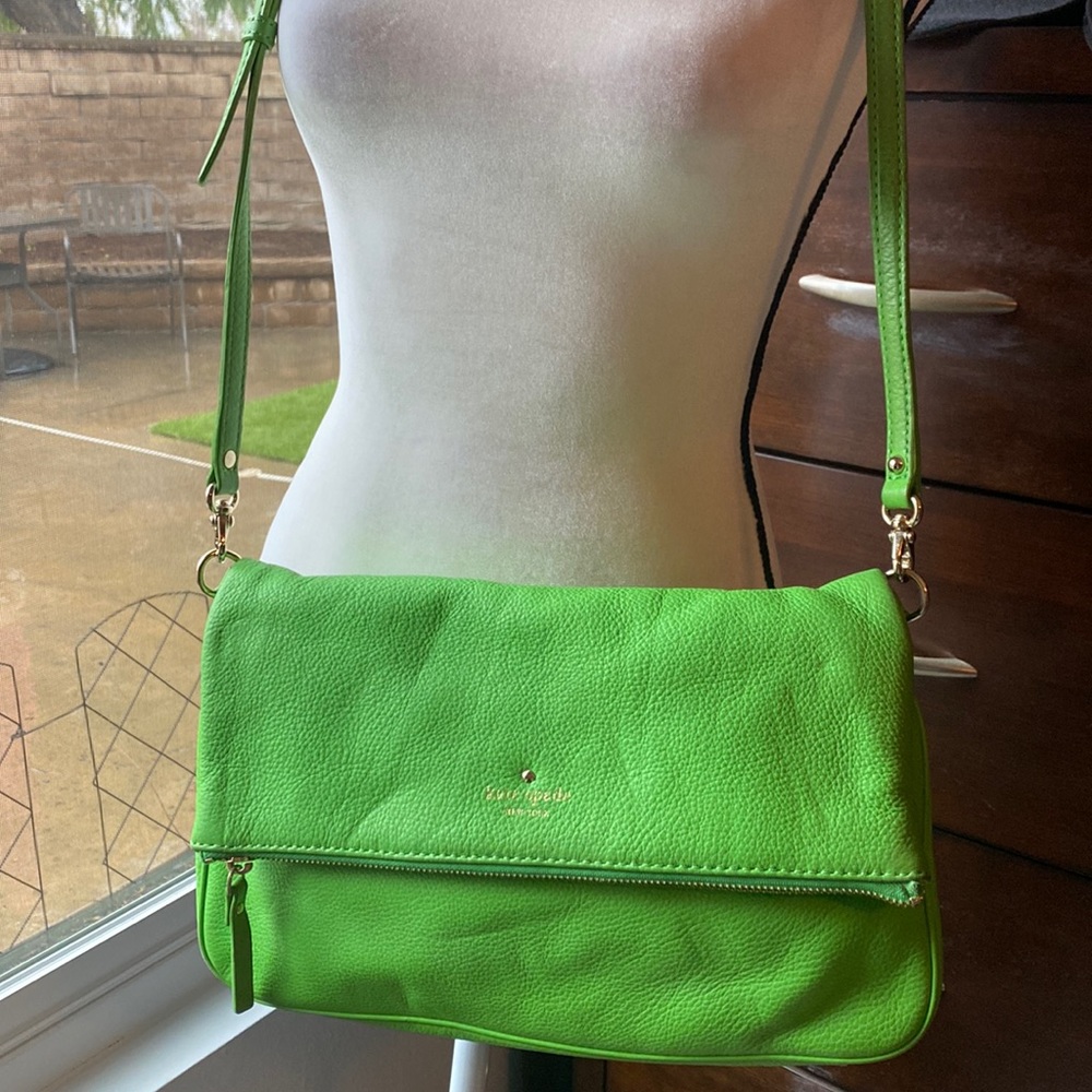 Kate Spade green crossbody bag